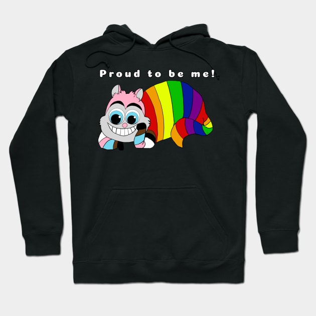 Proud to be me! Cat Hoodie by AlissaJoyLeeArt 